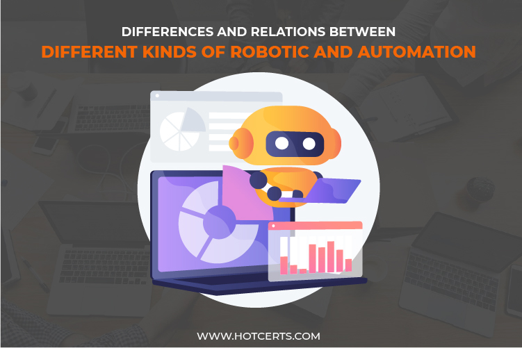Differences and relations between different kinds of robotic and automation.