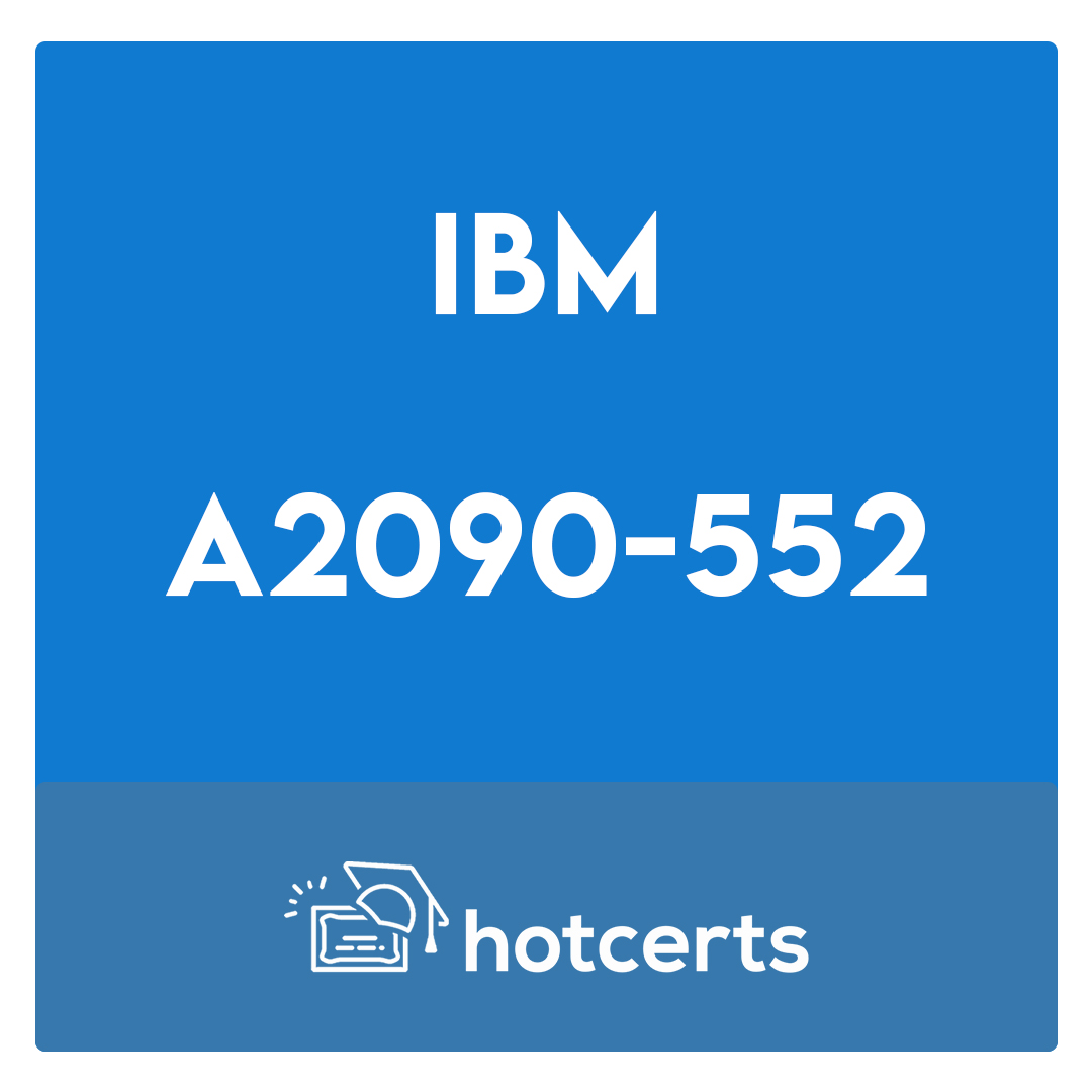 A2090-552-Assessment: IBM InfoSphere Optim for Distributed Systems - V7.3.1- Assessment Exam