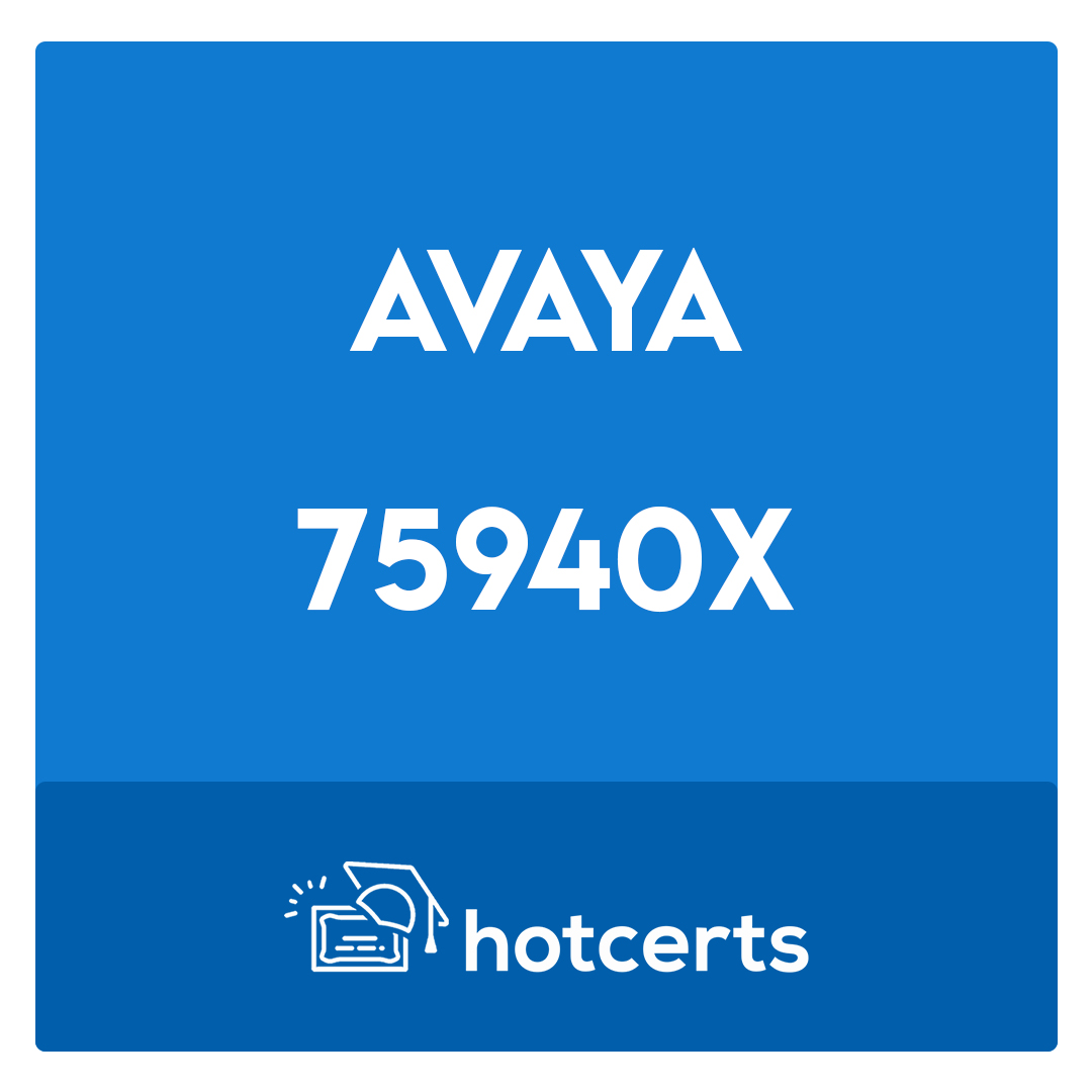 75940X-Avaya Converged Platform Integration Exam
