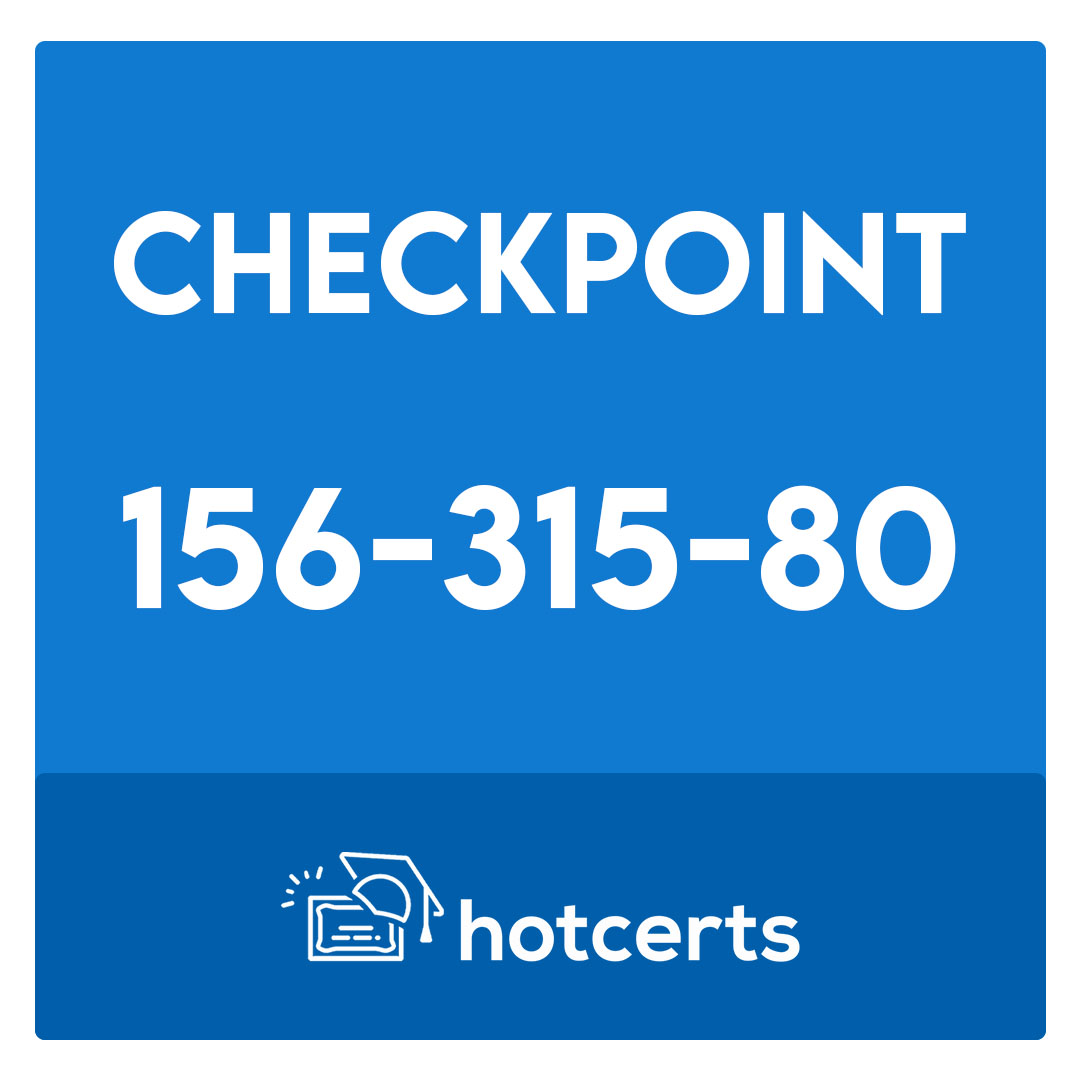 156-315-80-Check Point Certified Security Expert - R80 Exam