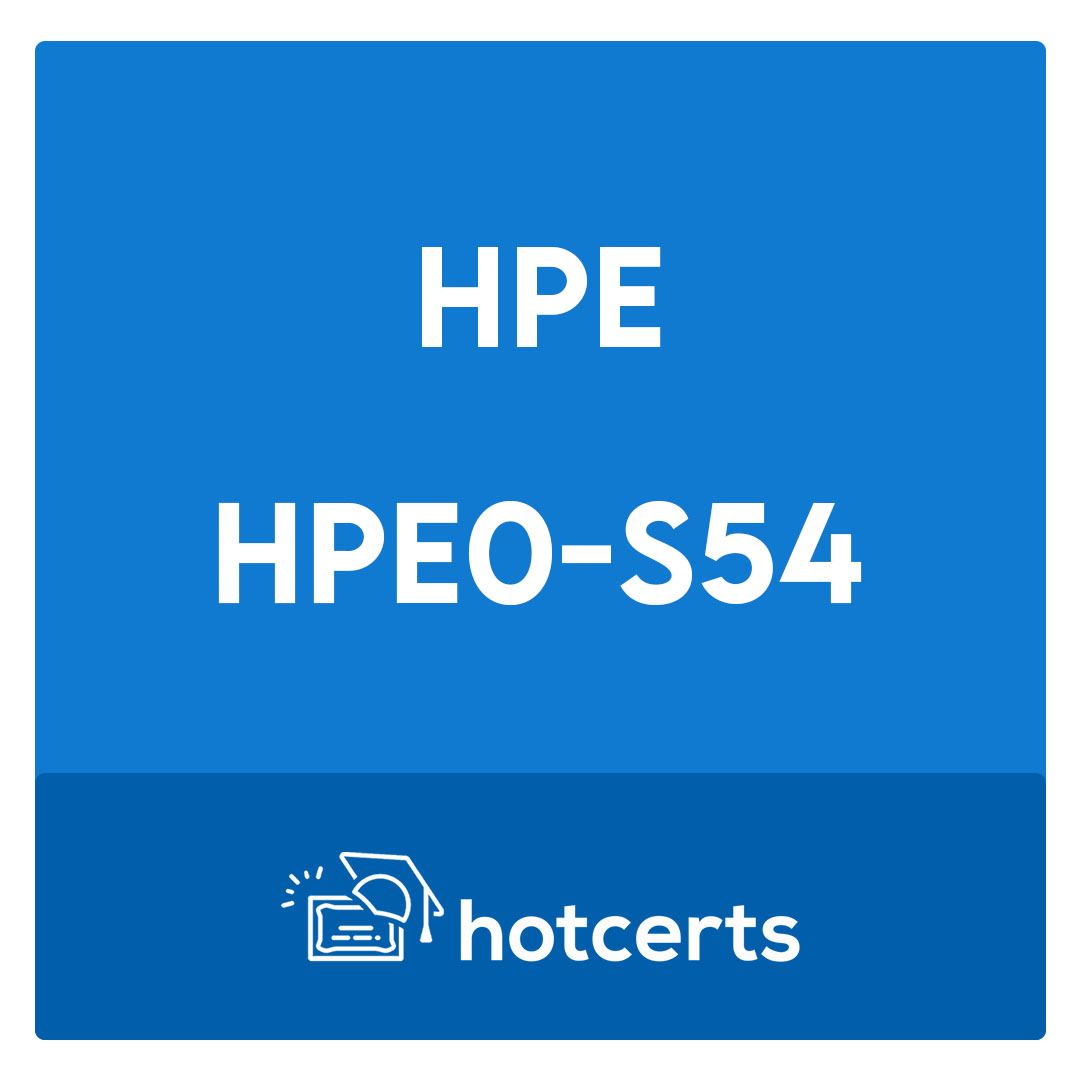 HPE0-S54-Designing HPE Server Solutions Exam