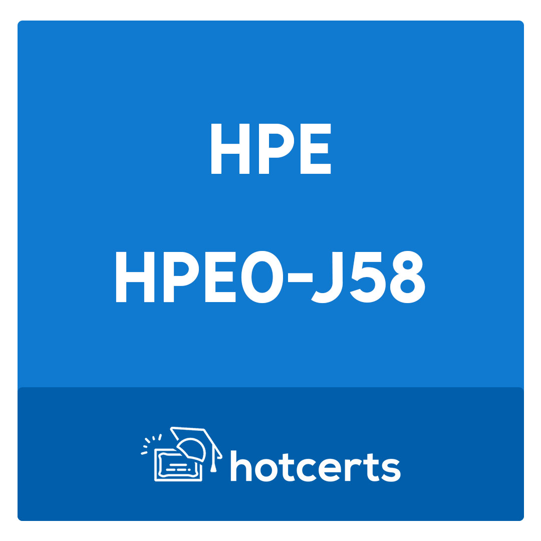 HPE0-J58-Designing Multi-Site HPE Storage Solutions Exam