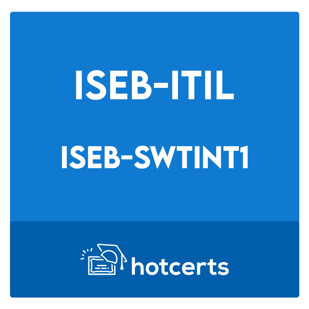 ISEB-SWTINT1-ISEB Intermediate Certificate in Software Testing Exam