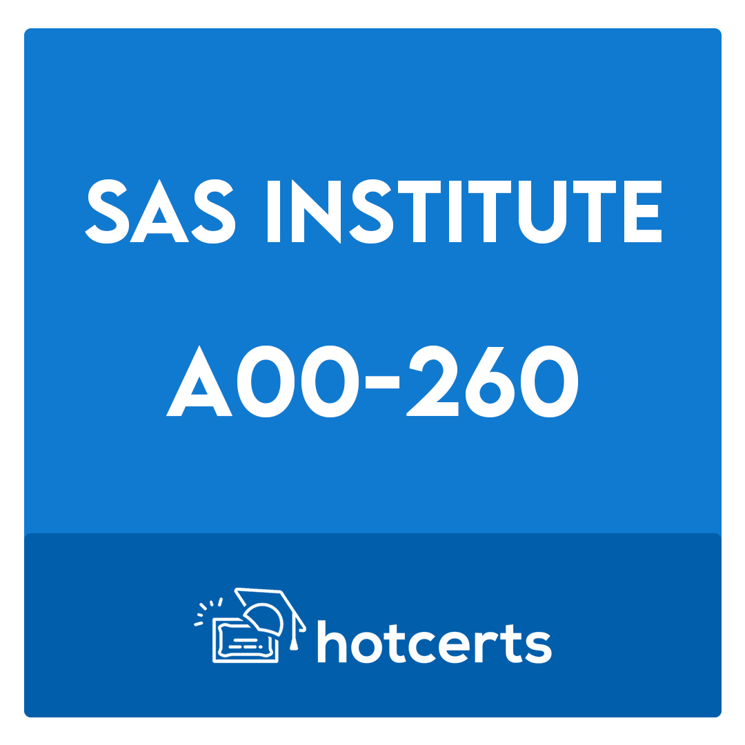 A00-260-SAS Data Integration Development Exam