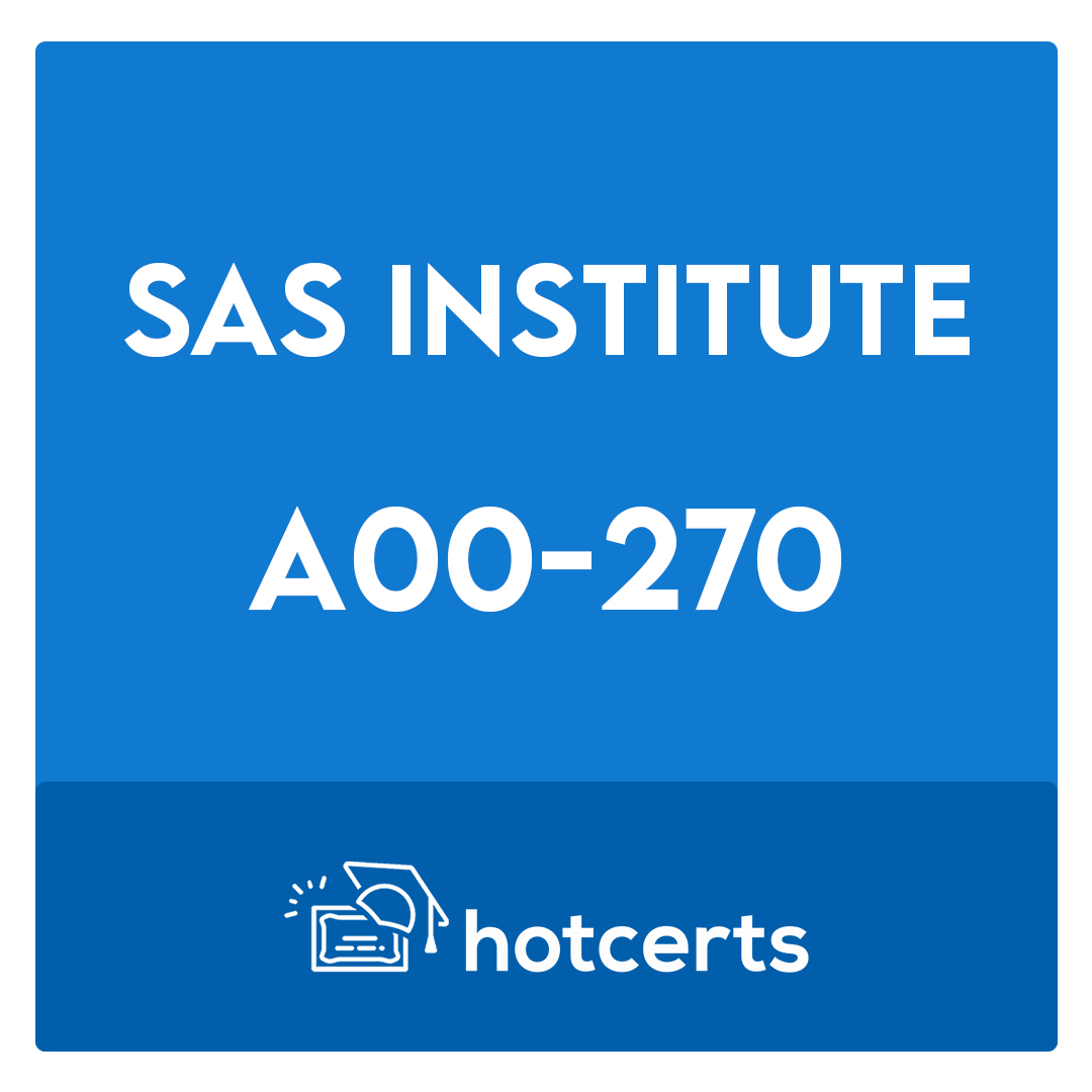 A00-270-SAS BI Content Development Exam