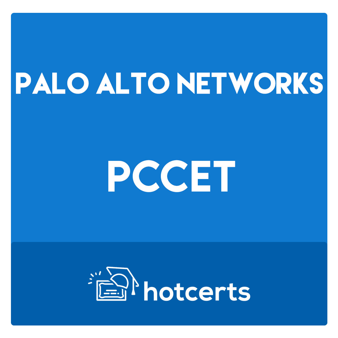 PCCET-Palo Alto Networks Certified Cybersecurity Entry-level Technician Exam