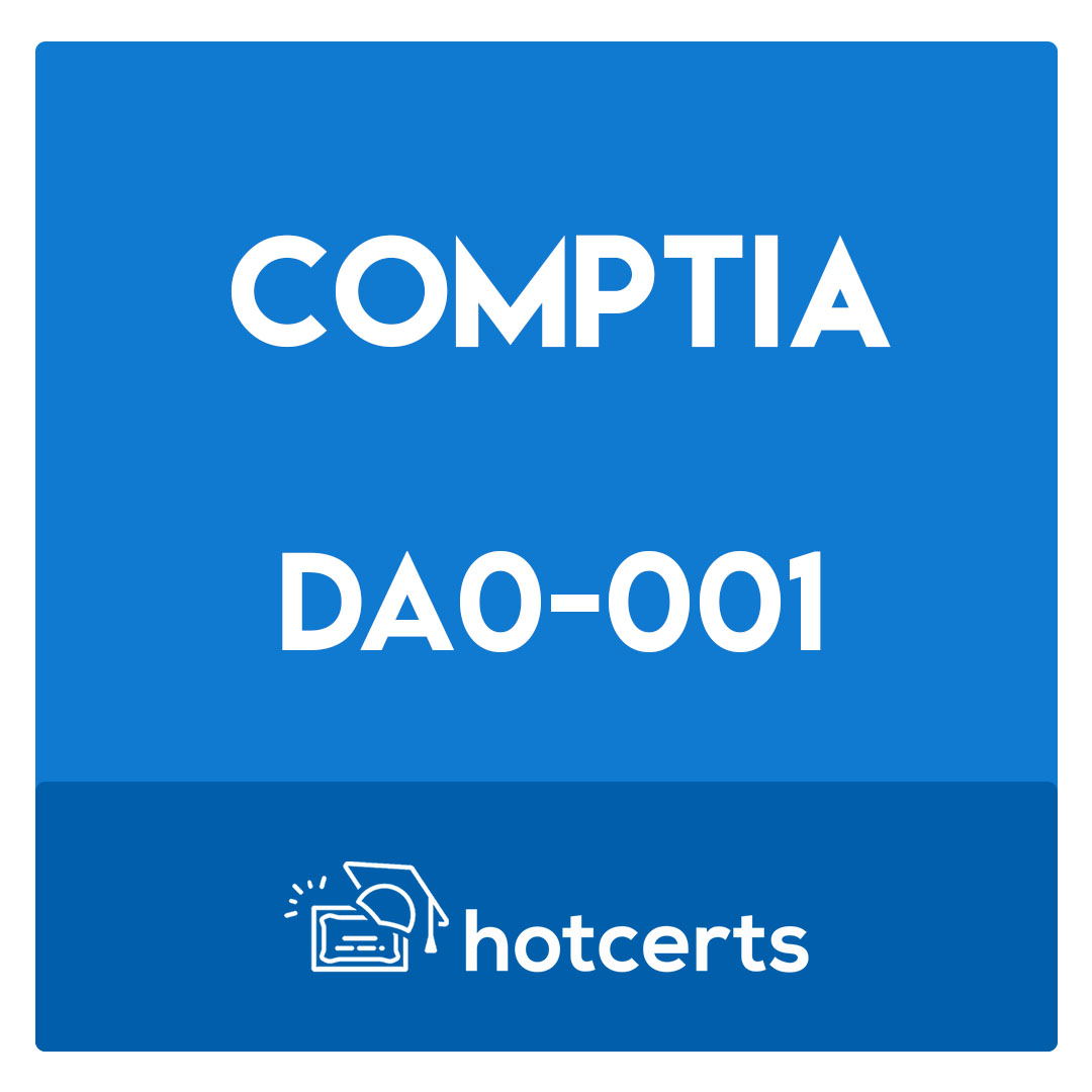 DA0-001-CompTIA Data+ Certification Exam