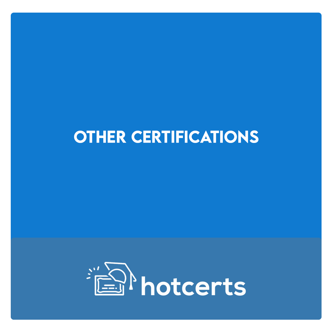 Other Certifications
