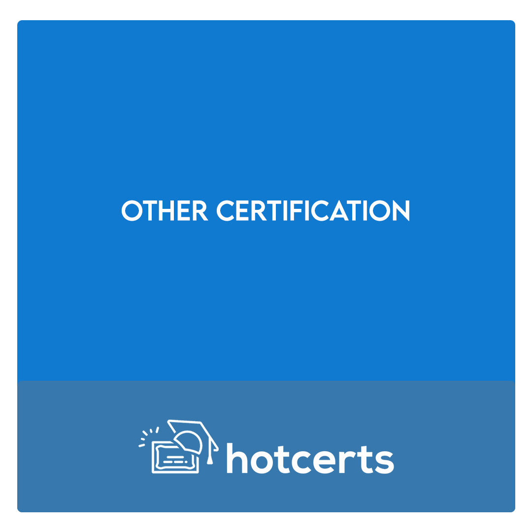 Other Certification